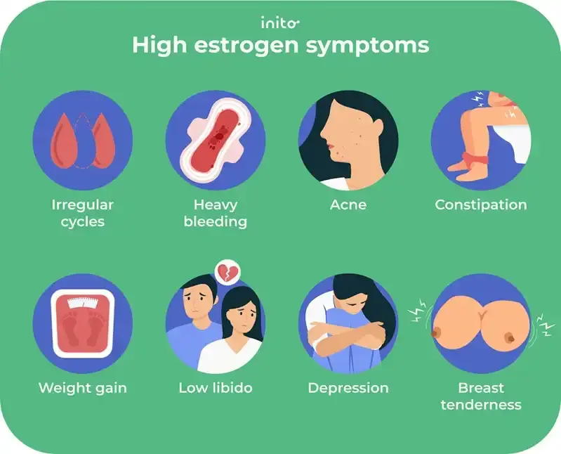 High estrogen symptoms