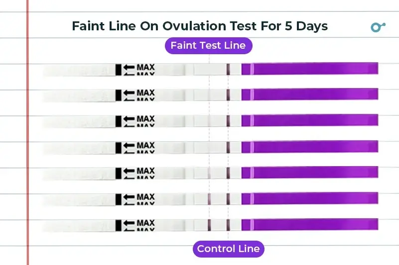 Faint Line On Ovulation Test For 5 Days